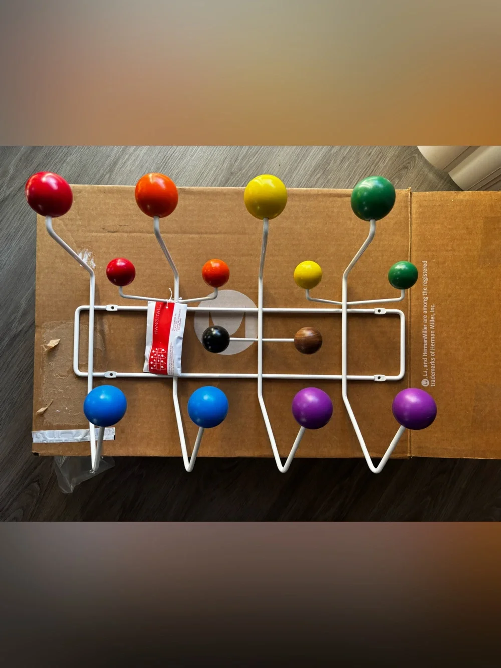 Eames Hang-It-All Coat Rack Pride Rainbow NEW